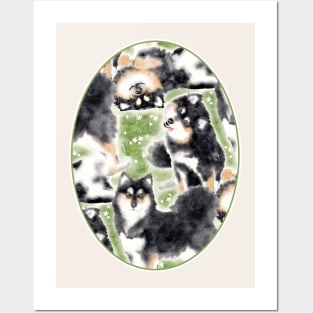 Happy Finnish Lapphund Dogs Posters and Art